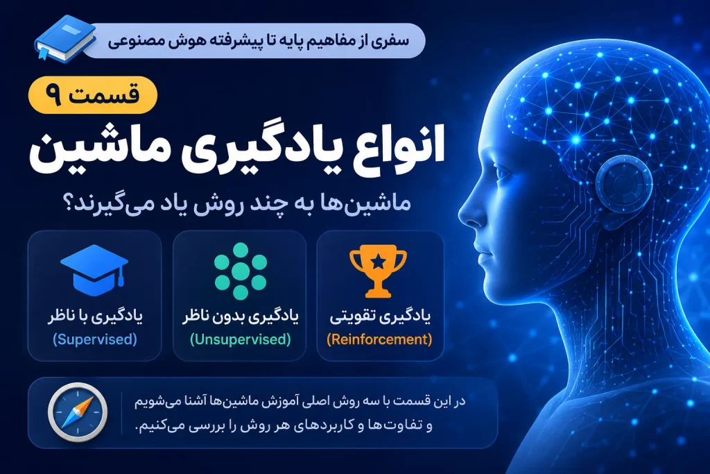 انواع یادگیری ماشین چیست