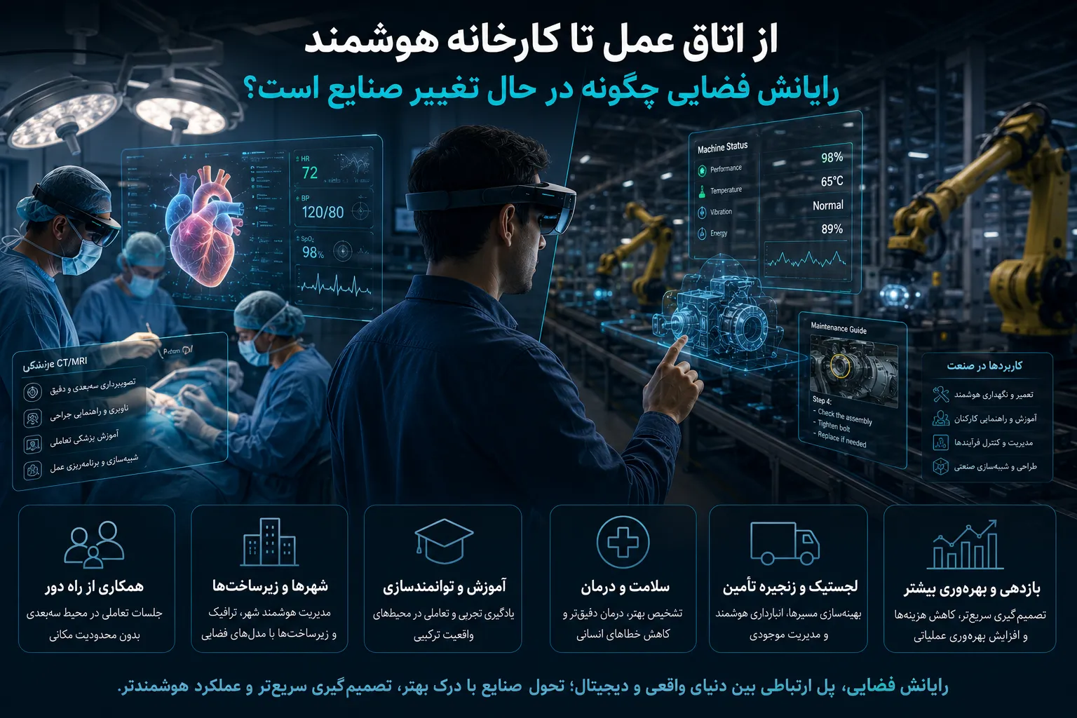 از اتاق عمل تا کارخانه