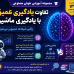 تفاوت یادگیری عمیق با یادگیری ماشین